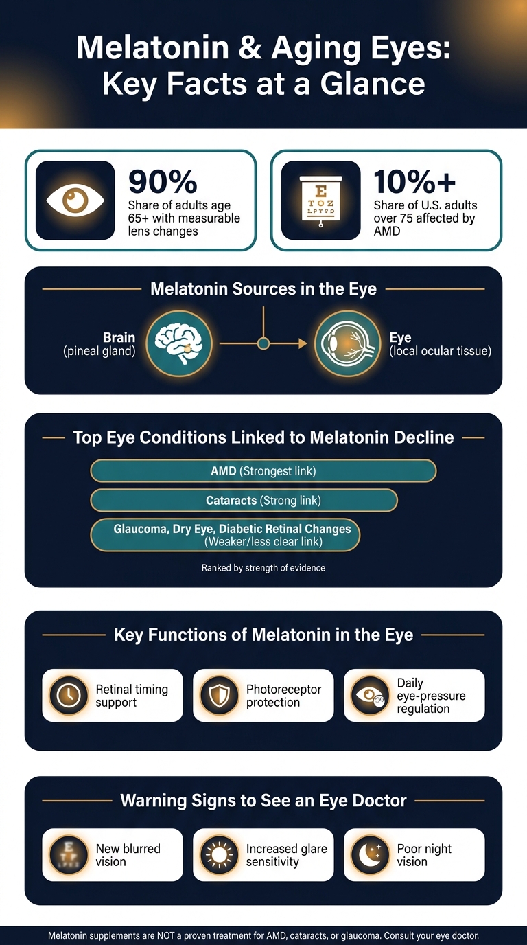 Melatonin & Aging Eyes: Key Facts at a Glance