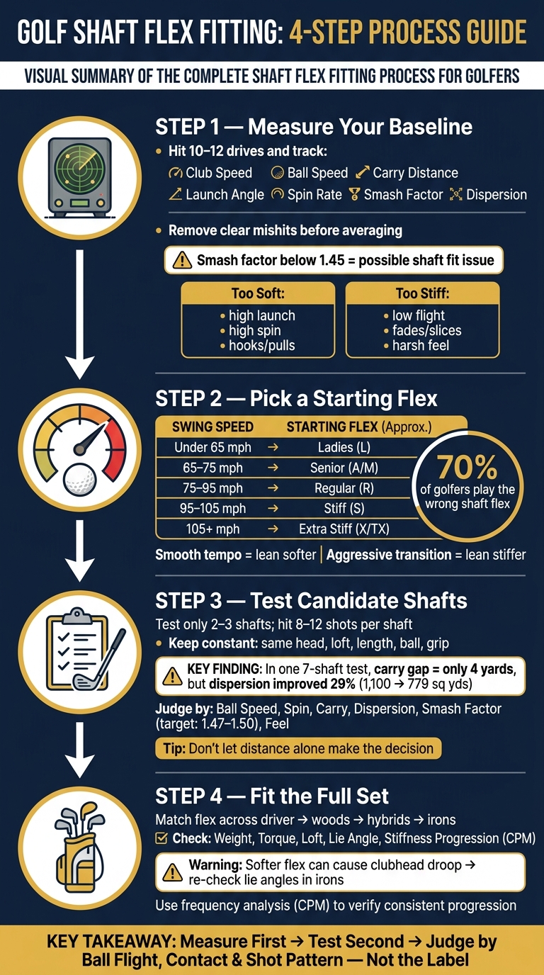 Golf Shaft Flex Fitting: 4-Step Process Guide