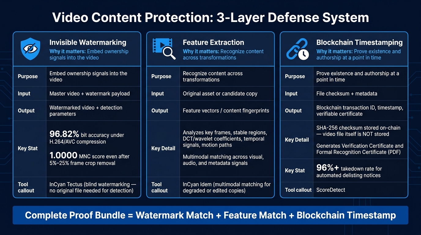 Video Content Protection: 3-Layer Defense System Explained