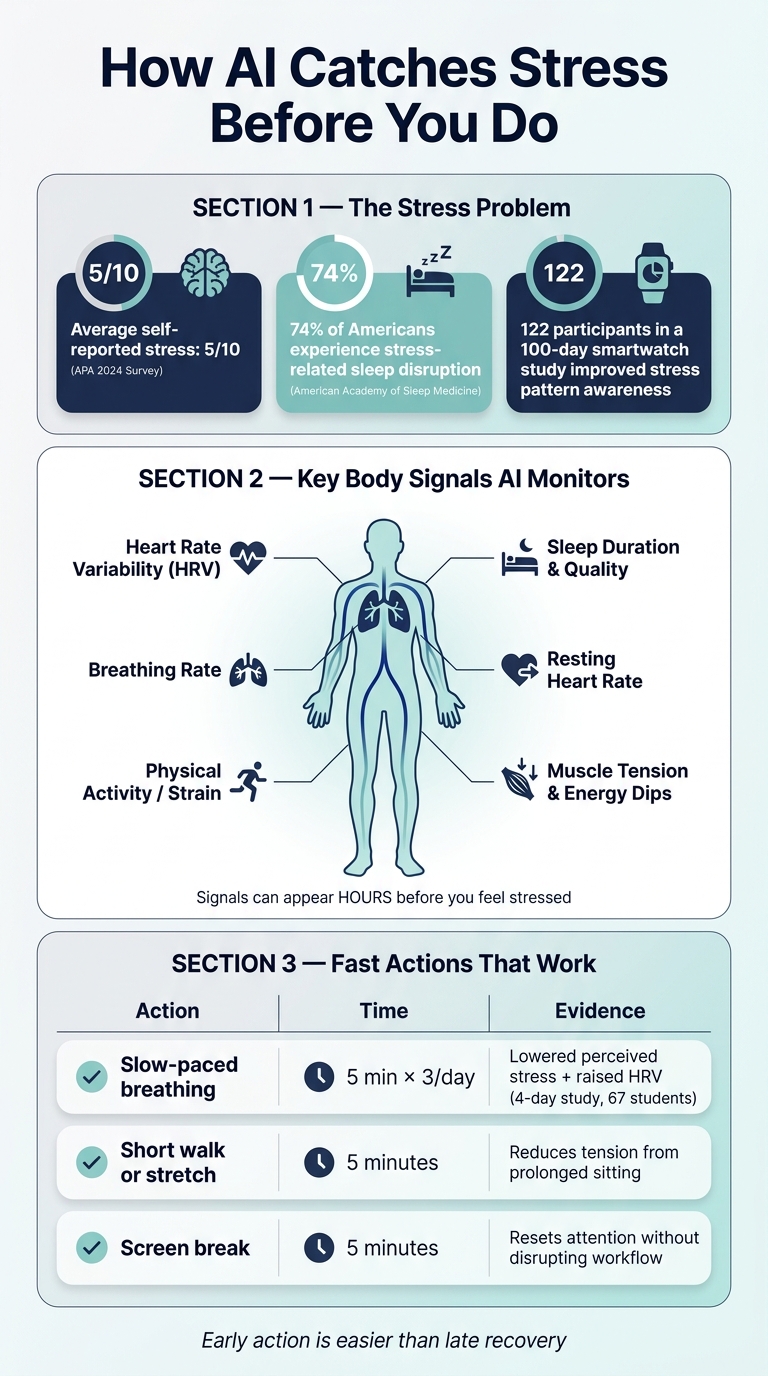AI Stress Relief: Key Stats & Signals at a Glance