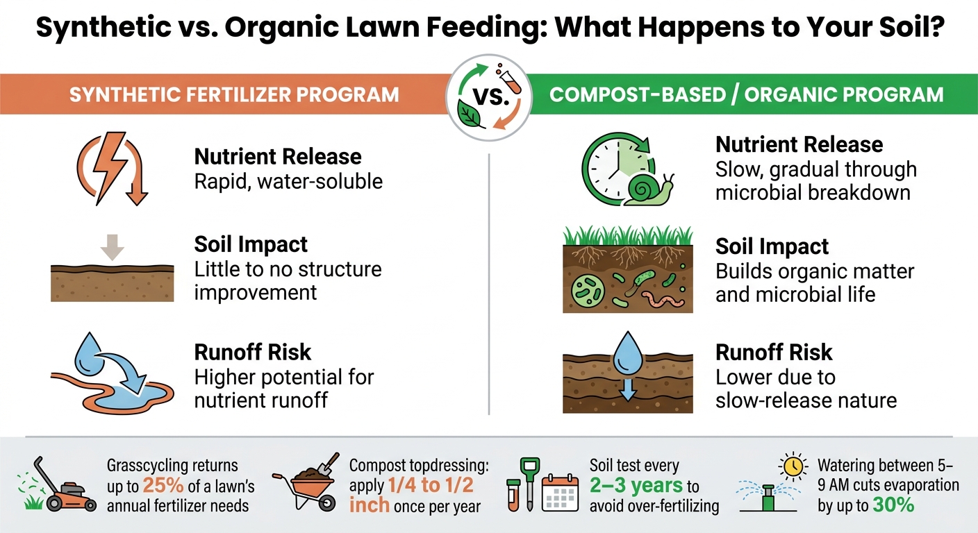 Synthetic vs. Organic Lawn Care: Zero-Waste Comparison