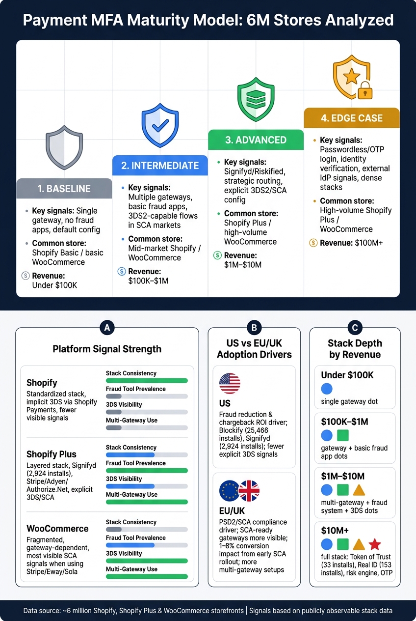 Payment MFA Maturity by Platform, Region & Revenue: 6M Store Study