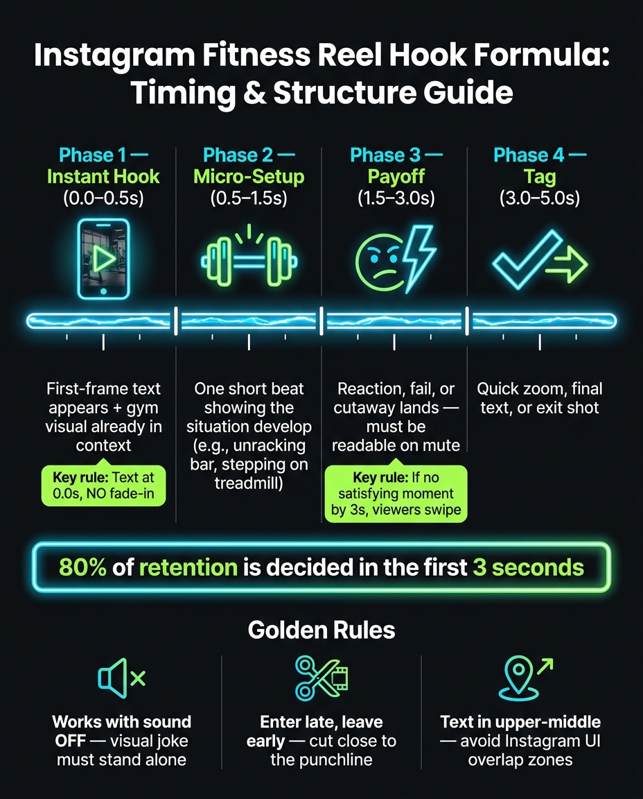 Instagram Fitness Reel Hook Formula: Timing & Structure Guide
