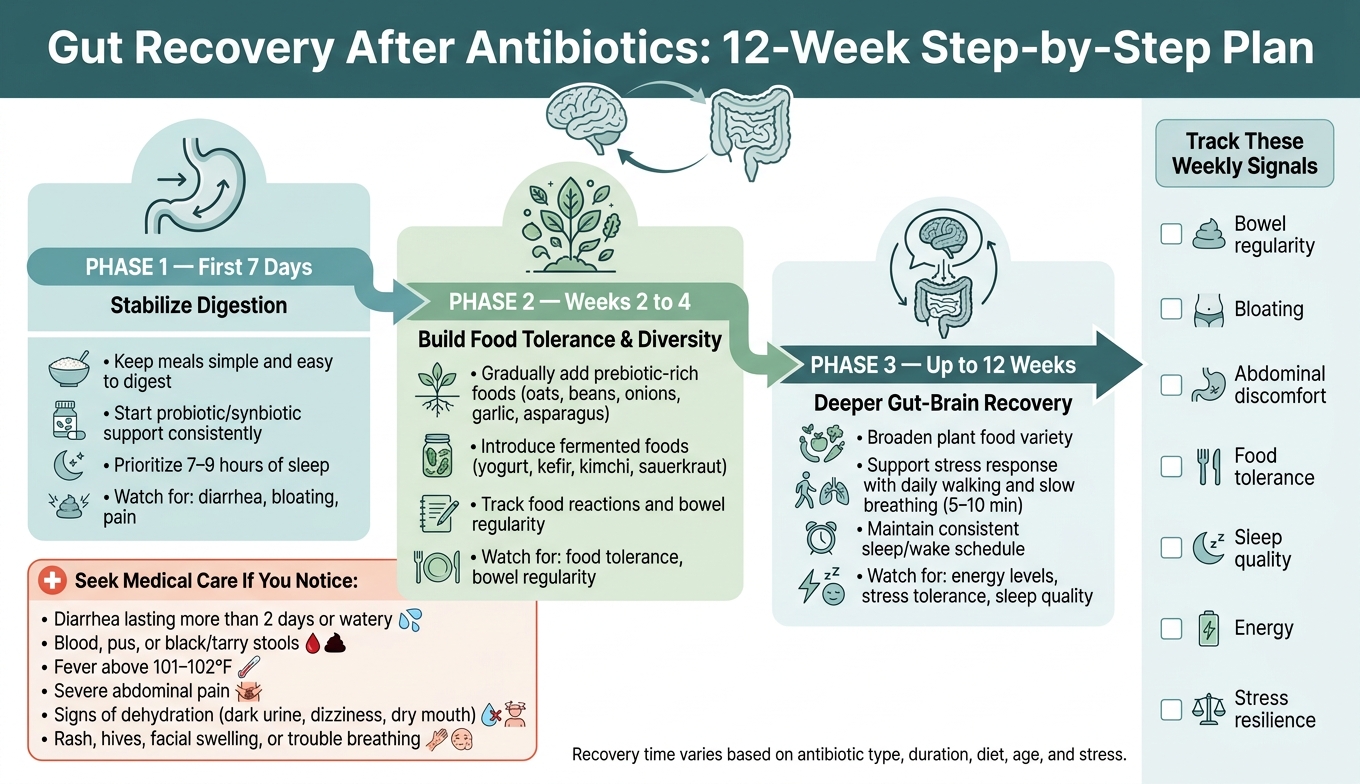 Gut Recovery After Antibiotics: 12-Week Timeline