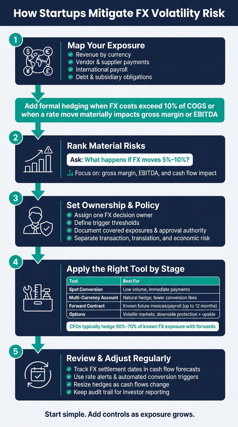 Startup FX Risk Mitigation Framework: Step-by-Step Guide