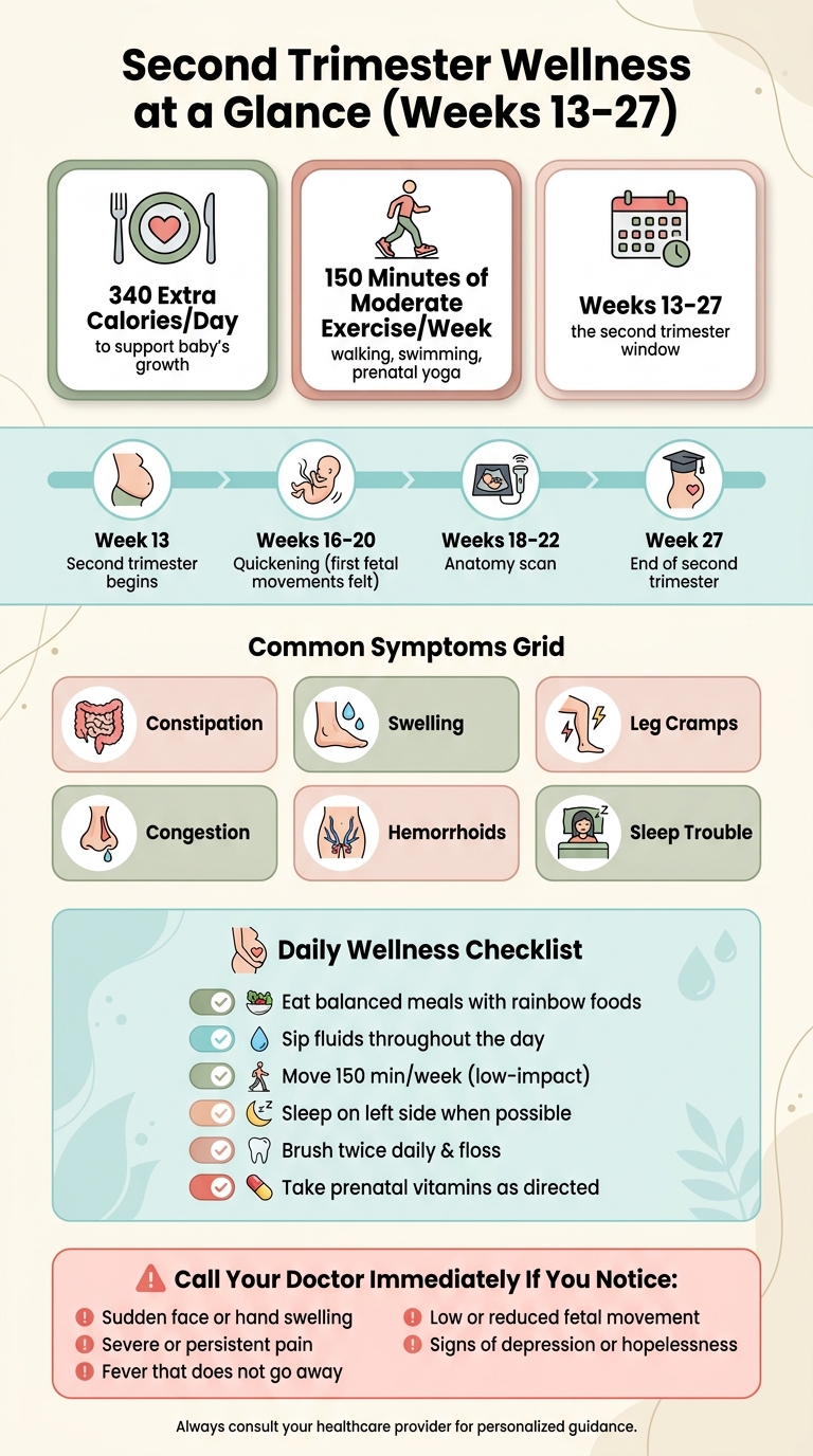 Second Trimester Wellness: Key Numbers & Daily Essentials