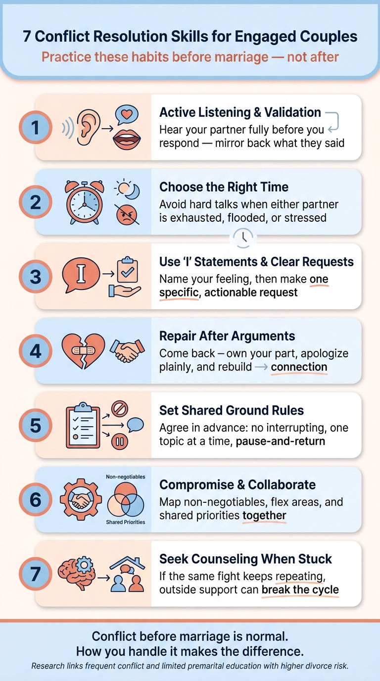 7 Conflict Resolution Skills for Engaged Couples