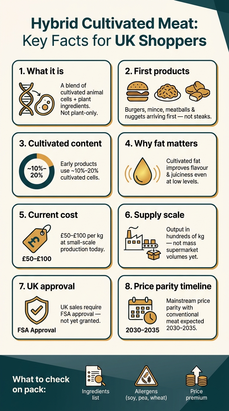 Hybrid Cultivated Meat: Key Facts for UK Shoppers
