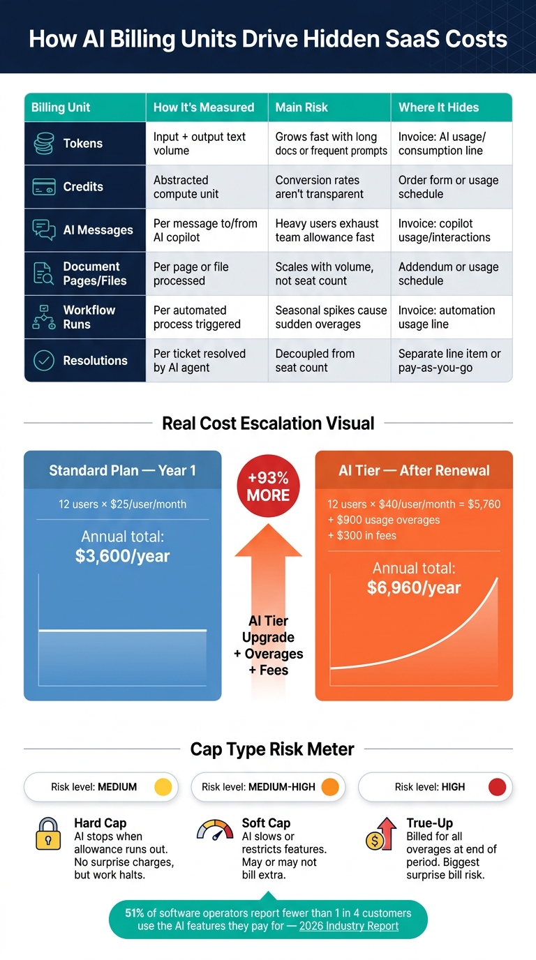 Hidden AI Costs in SaaS: What You Pay vs. What You're Quoted