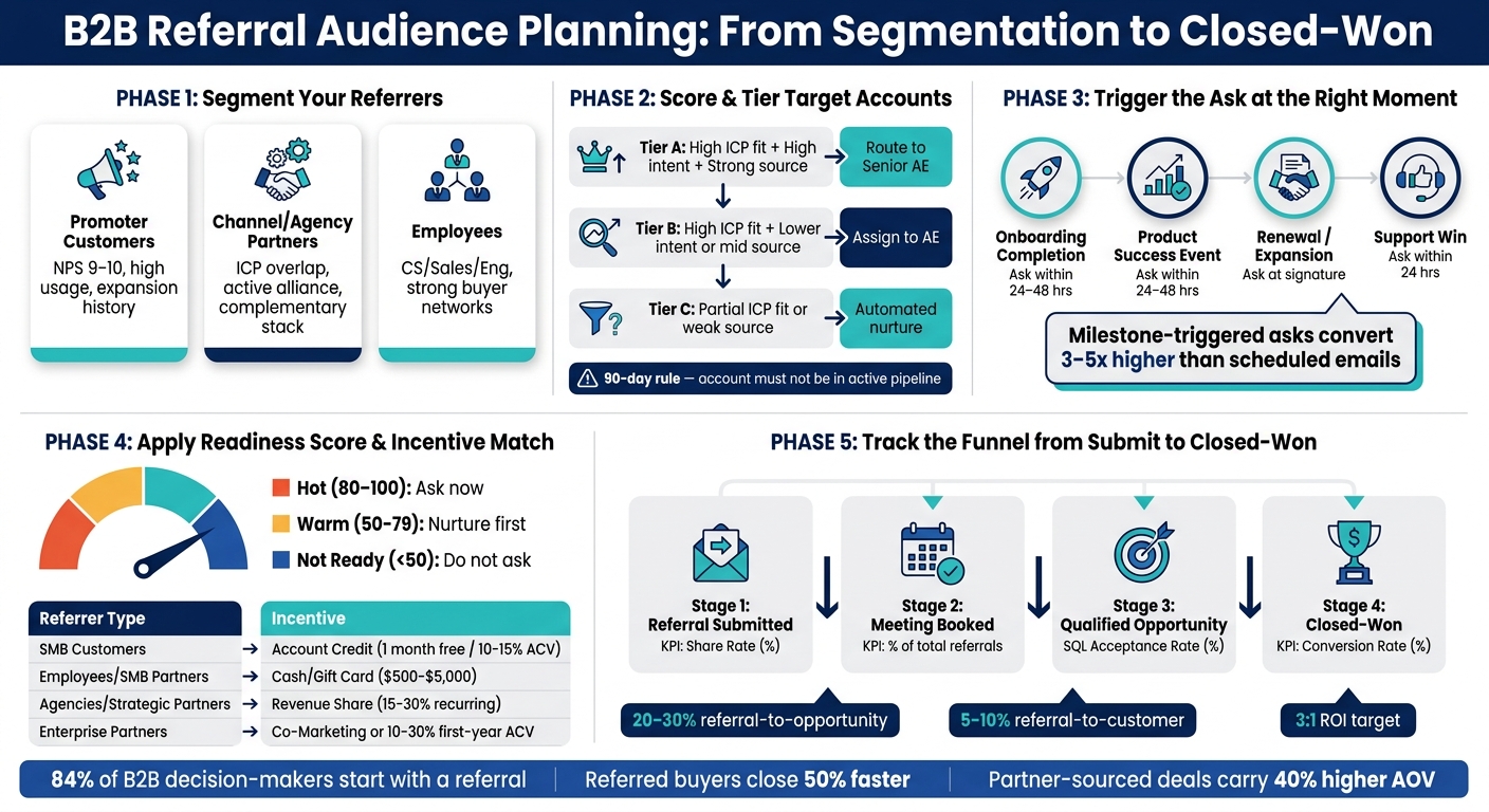 B2B Referral Audience Planning: From Segmentation to Closed-Won