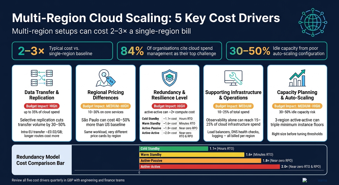 Multi-Region Cloud Cost Drivers: Key Factors &amp; Budget Impact