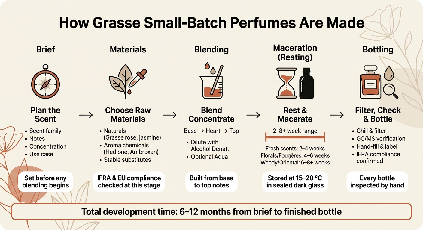 Grasse Small-Batch Perfume Making: 5-Step Process Guide