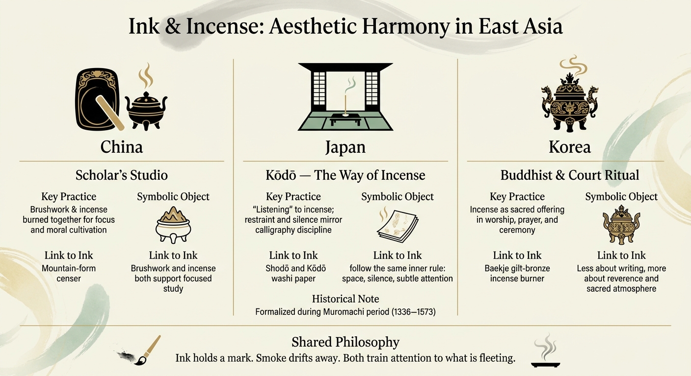Ink & Incense: How China, Japan, and Korea Use Scent and Calligraphy