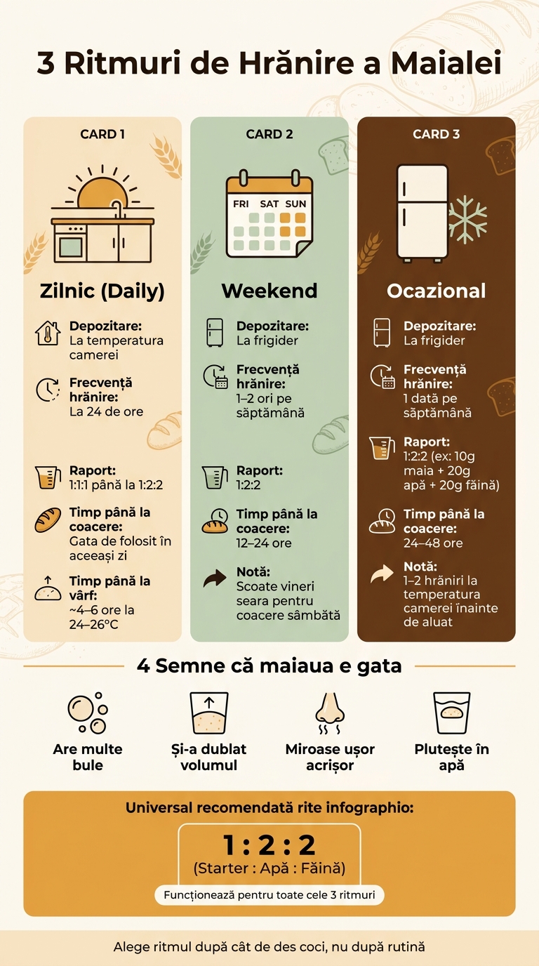 Ghid rapid: 3 ritmuri de hrănire a maialei