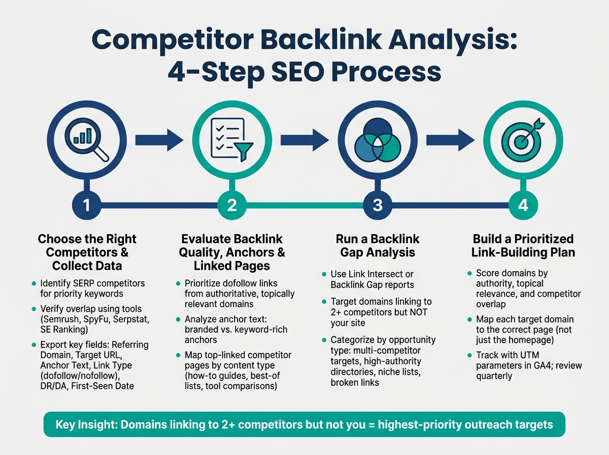 Competitor Backlink Analysis: 4-Step SEO Process