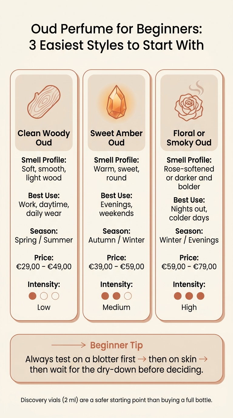 Oud Perfume for Beginners: 3 Easiest Styles to Start With