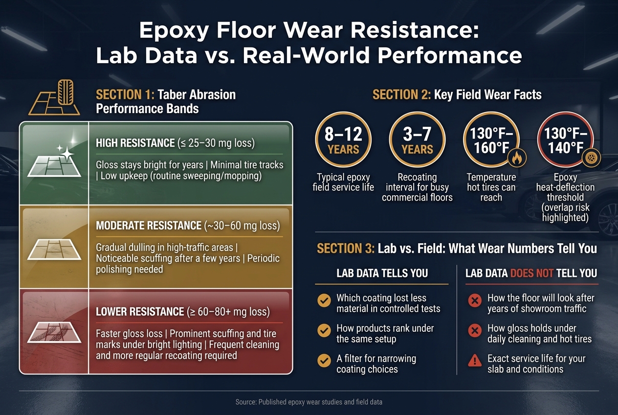 Study Summary: Epoxy Floor Wear Rates 1 Epoxy Floor Wear Resistance: Lab Data Vs. Real-World Performance