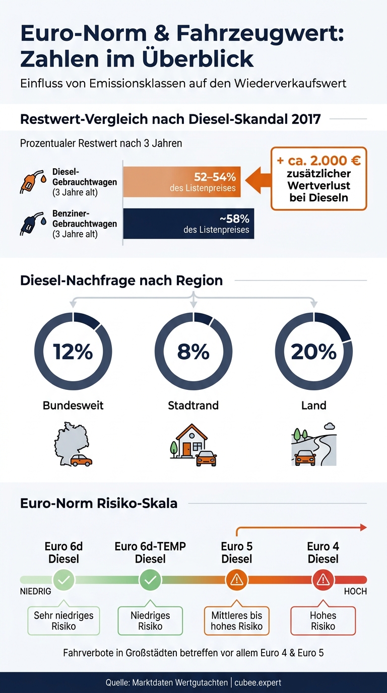 Euro-Norm & Fahrzeugwert: Zahlen im Überblick