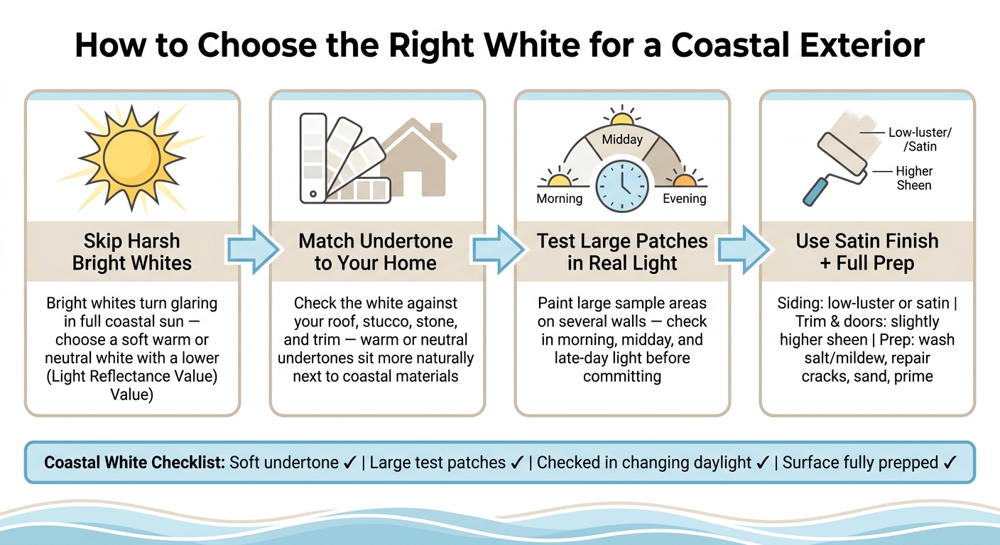 How to Choose the Right White Paint for a Coastal Exterior