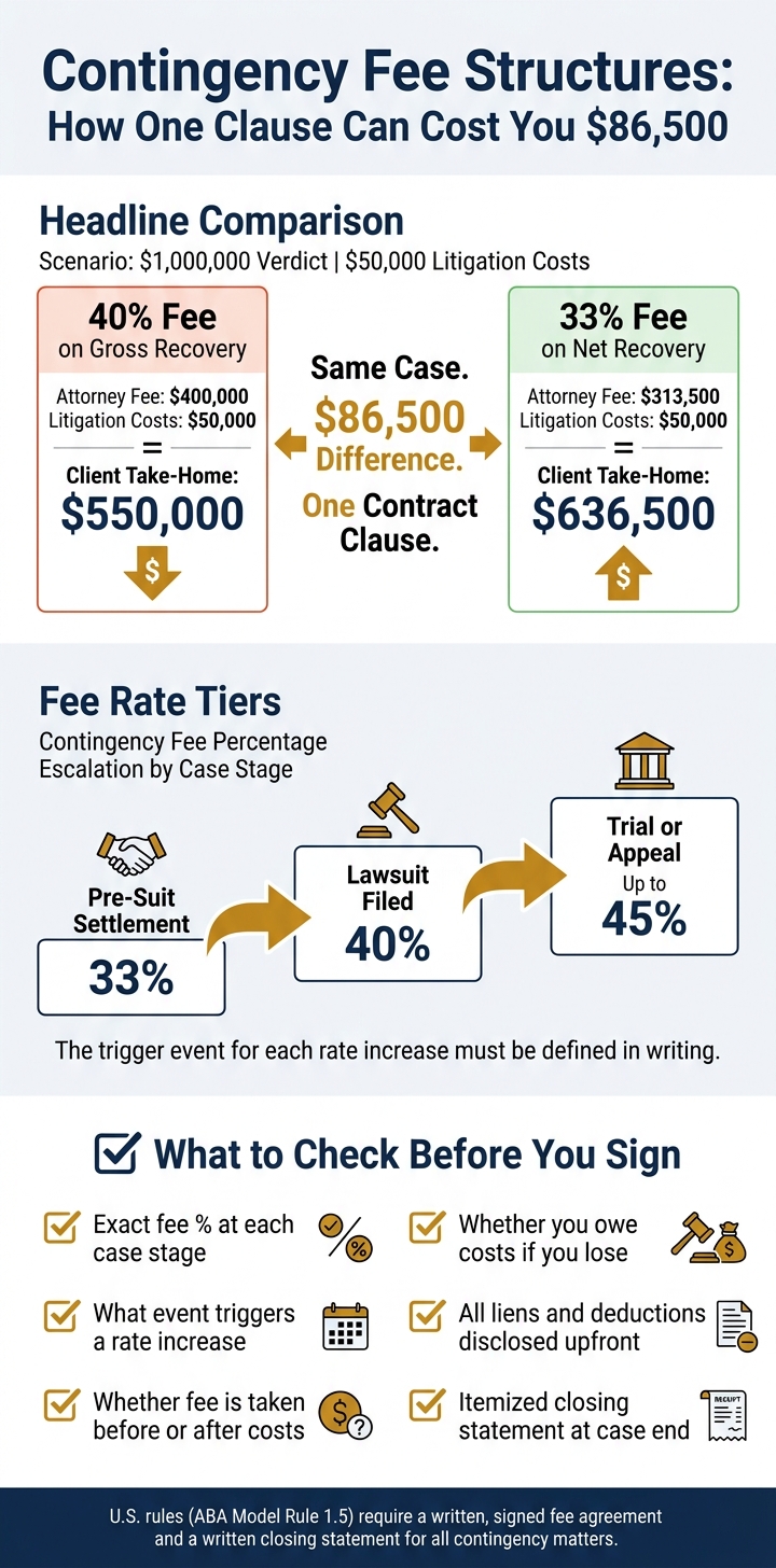 Contingency Fee Structures: How One Clause Can Cost You $86,500