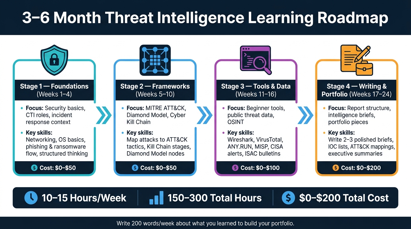 3–6 Month Threat Intelligence Learning Roadmap