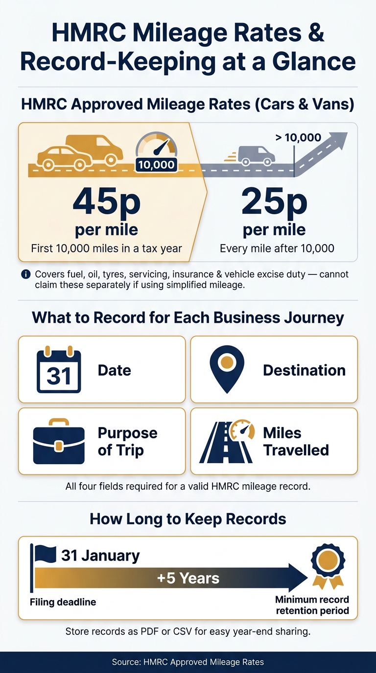 HMRC Mileage Rates: Simplified vs Actual Vehicle Costs Explained