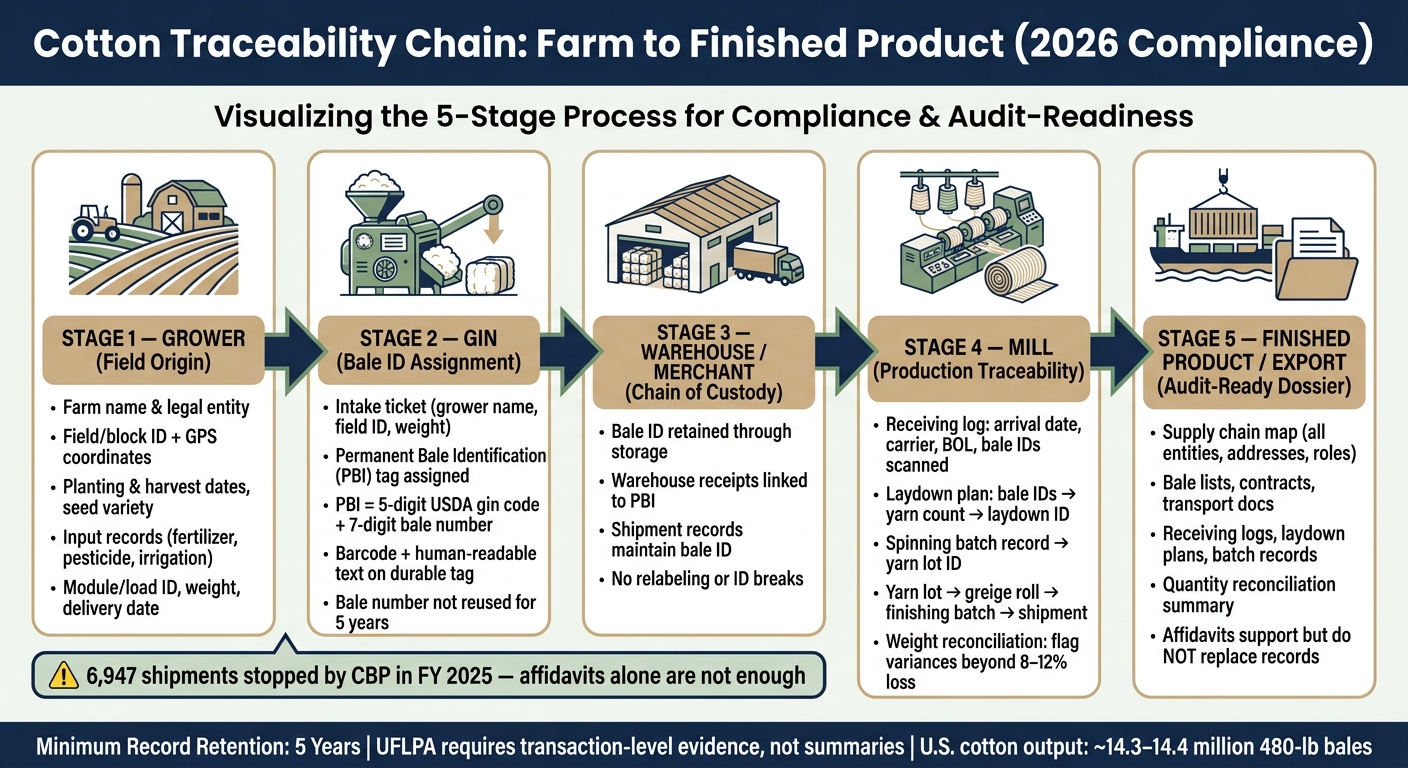 Cotton Traceability Chain: Farm to Finished Product (2026 Compliance)