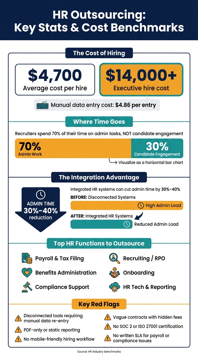 HR Outsourcing: Key Stats & Cost Benchmarks