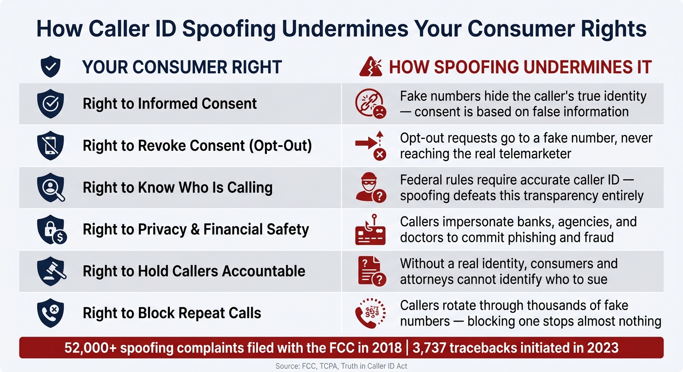 How Caller ID Spoofing Undermines Your Consumer Rights