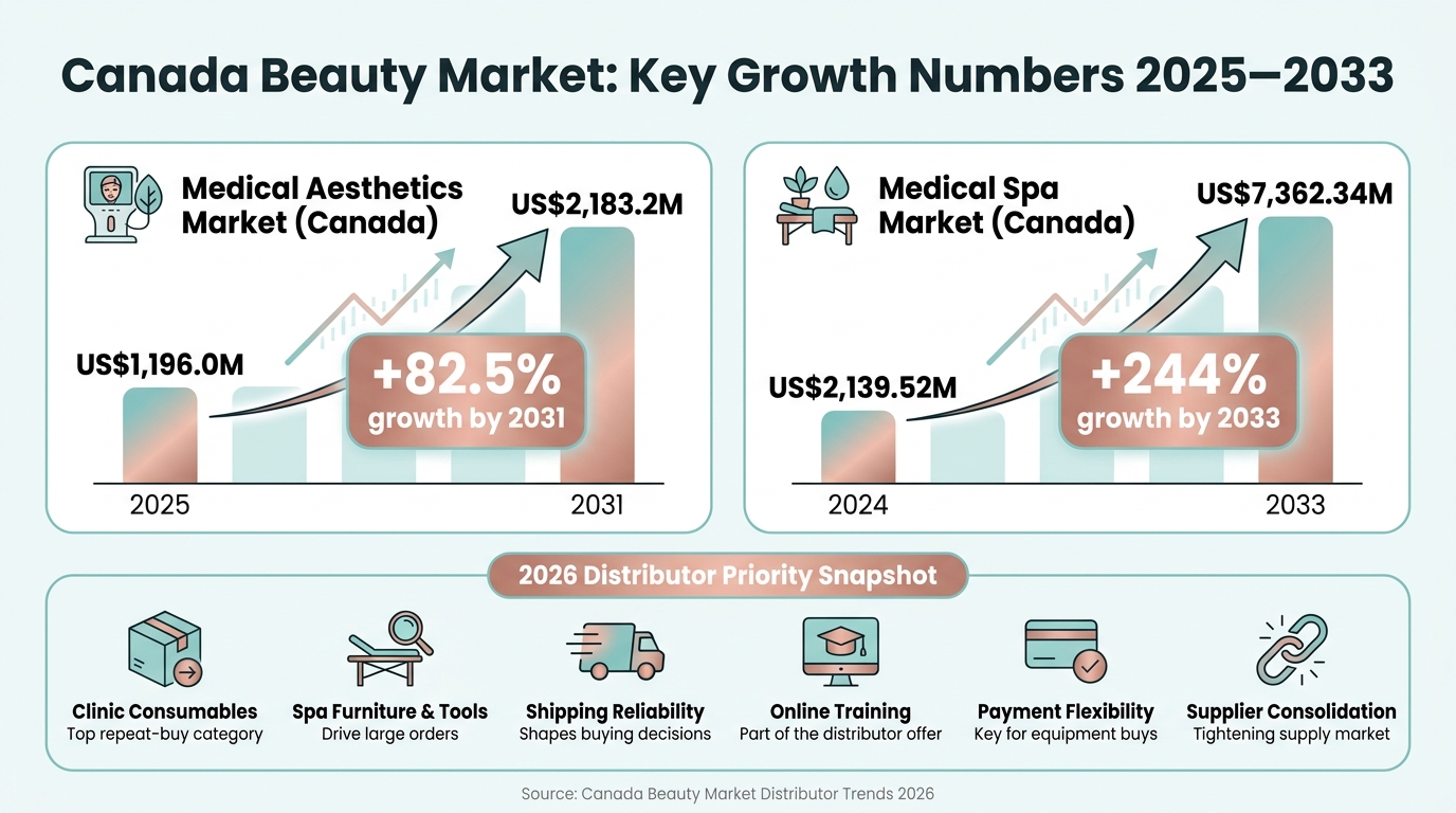 Canada Beauty Market Growth 2024–2033: Key Distributor Trends