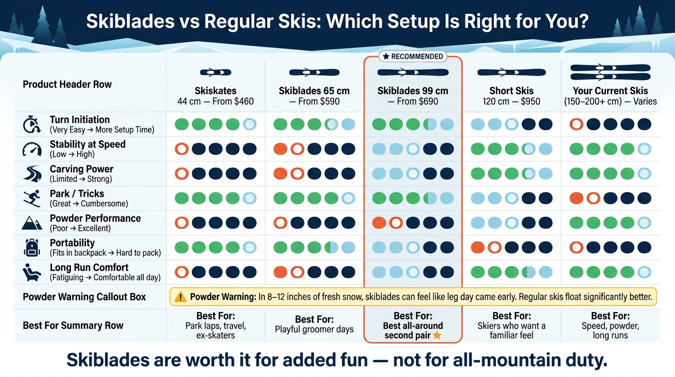 Skiblades vs Regular Skis: Which Setup Is Right for You?