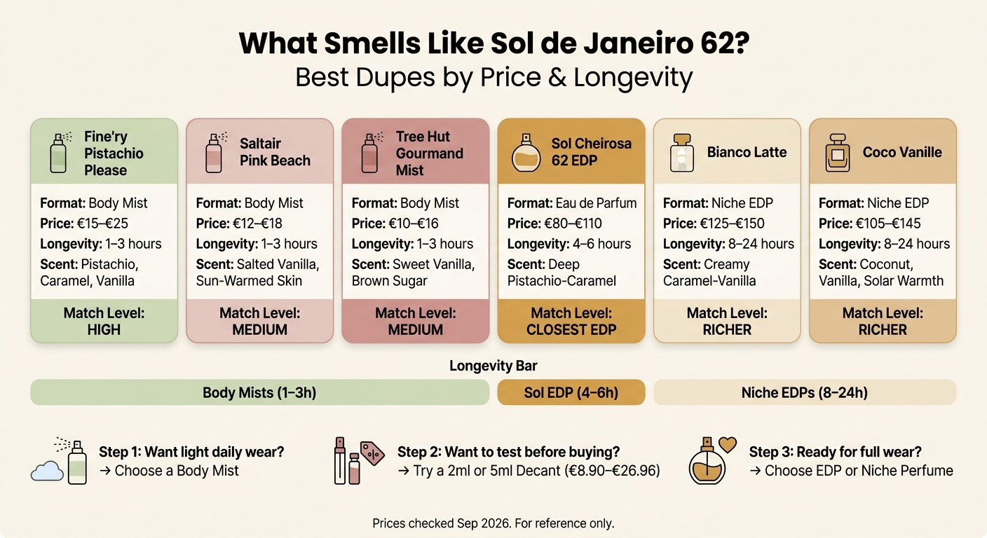 Sol de Janeiro 62 Dupes: Price vs. Longevity Comparison
