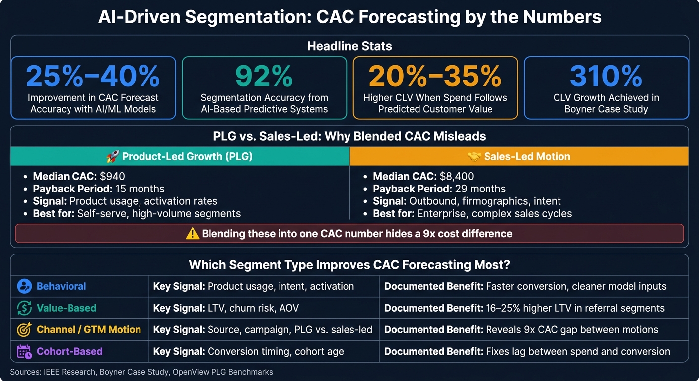 PLG vs. Sales-Led CAC: Key Metrics Compared by Segment Type