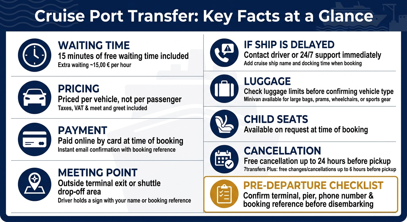 Cruise Port Transfer: Key Facts at a Glance