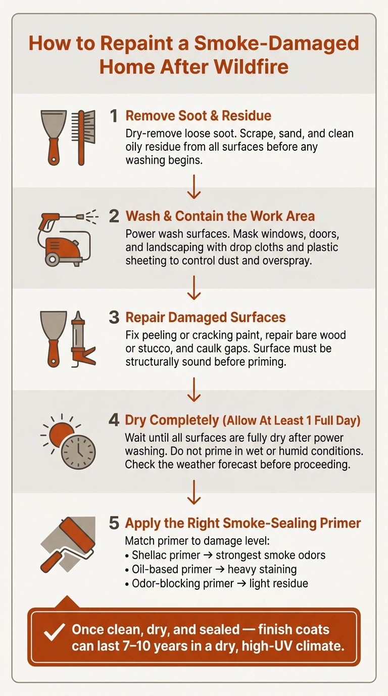 How to Repaint a Smoke-Damaged Home: Step-by-Step Prep Guide