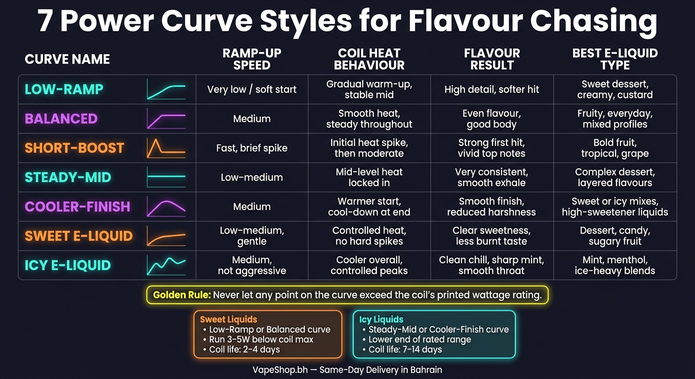 Best Power Curve For Flavour Chasing 2 7 power curve styles for flavour chasing: quick visual guide