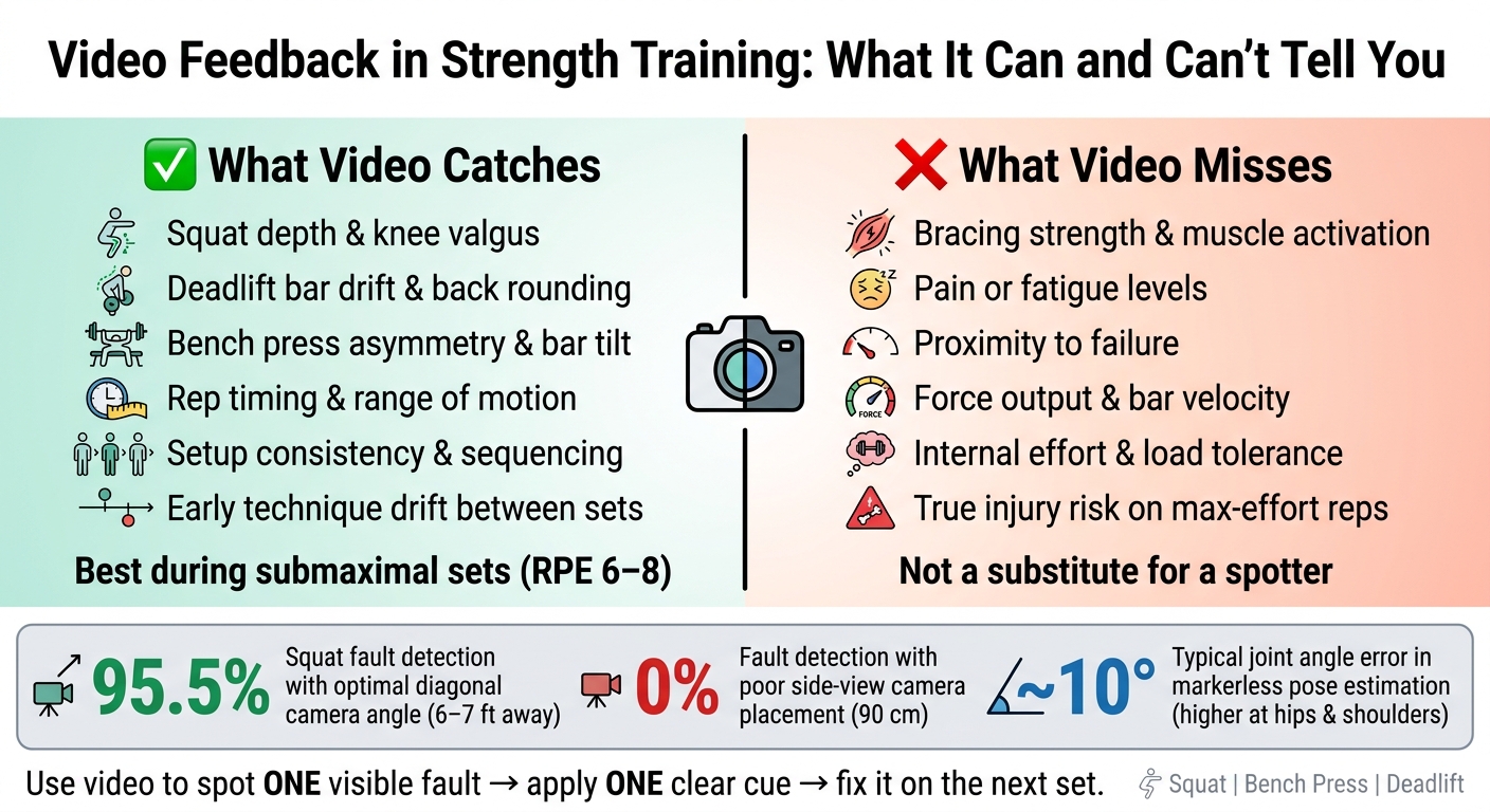 Video Feedback in Strength Training: What It Can and Can't Tell You