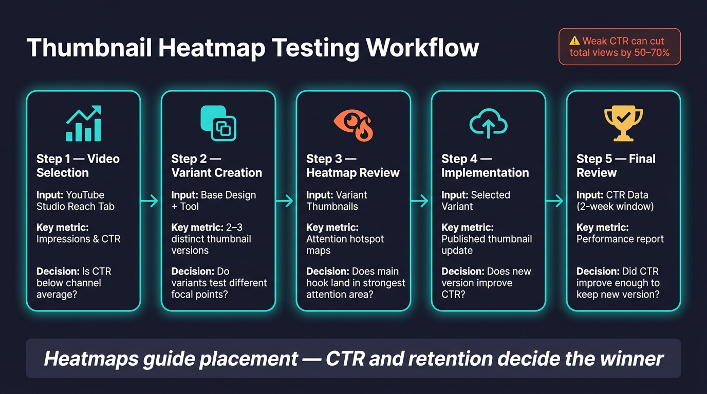 Thumbnail Heatmap Testing Workflow: From Draft to Data-Driven Winner