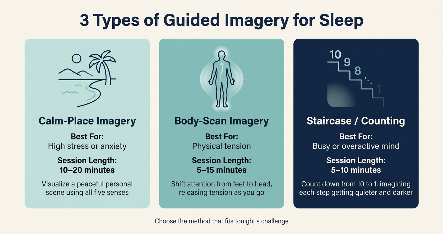 3 Types of Guided Imagery for Sleep: Which One Is Right for You?