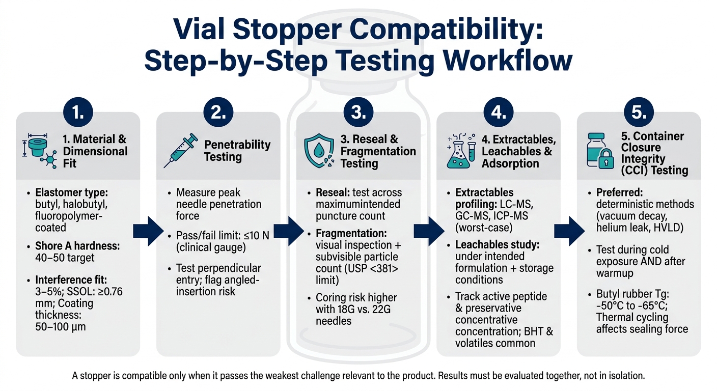 Vial Stopper Compatibility: Step-by-Step Testing Workflow