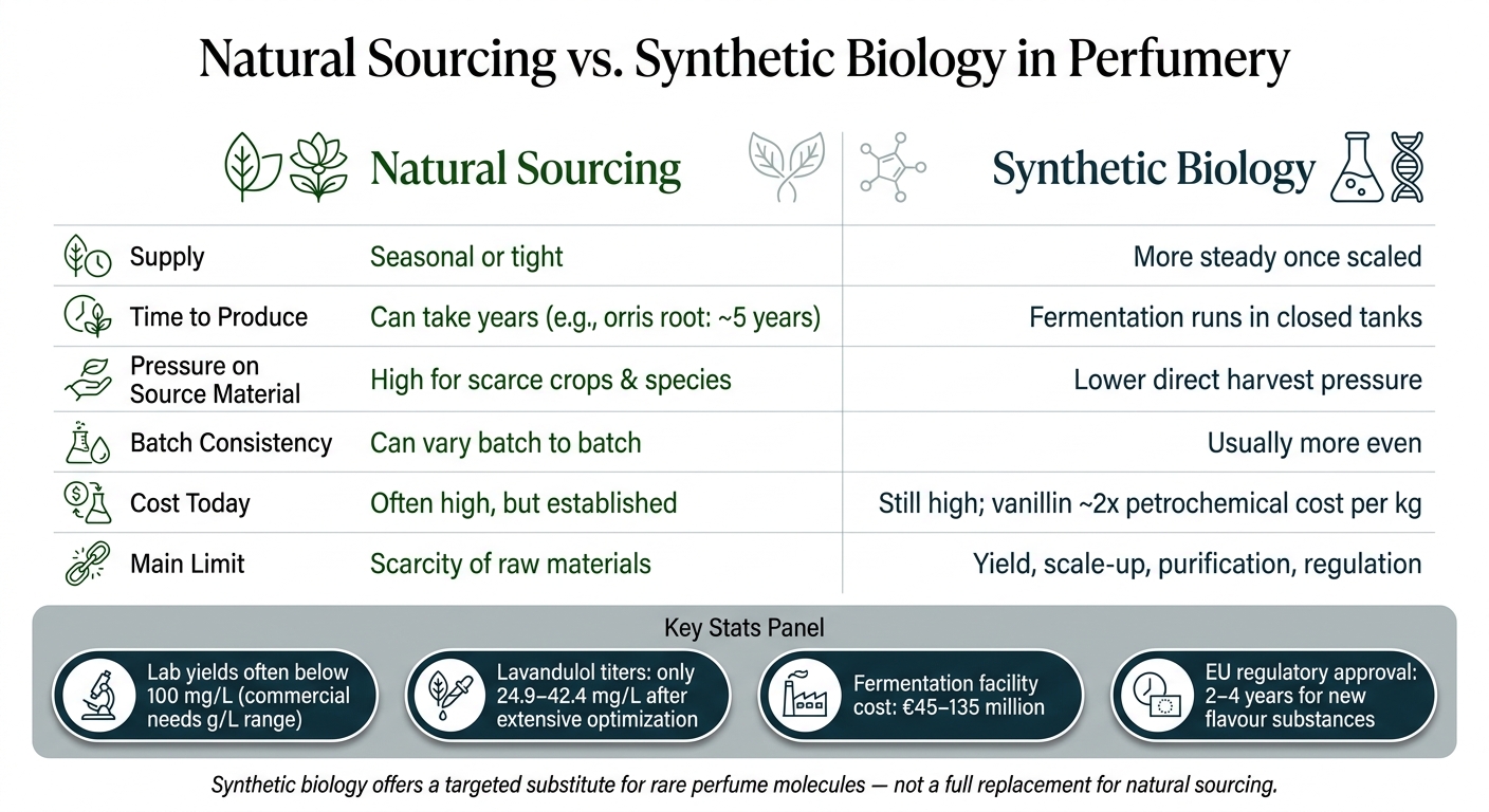 Natural Sourcing vs Synthetic Biology in Perfumery: Key Differences