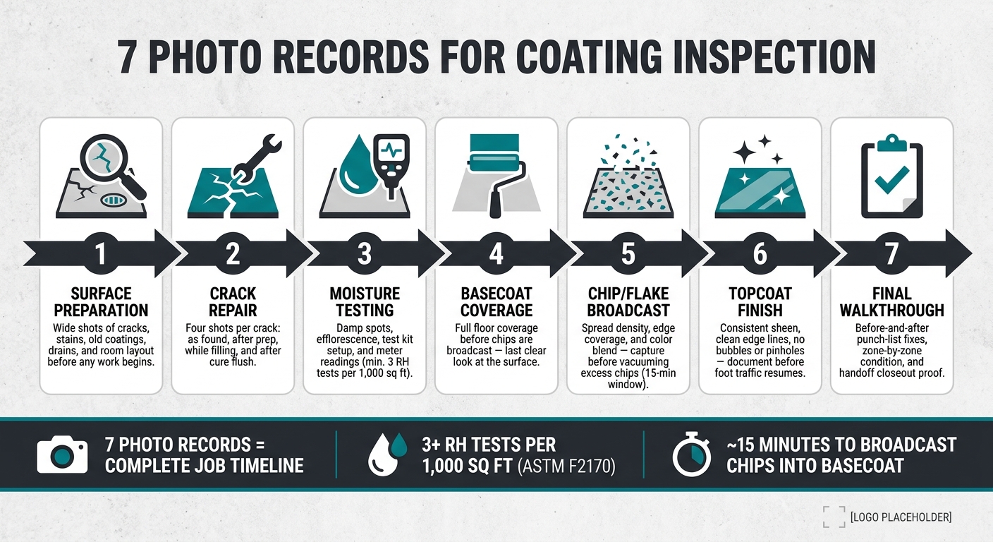 7 Photo Records For Coating Inspection 1 7 Photo Records For Coating Inspection: A Visual Checklist