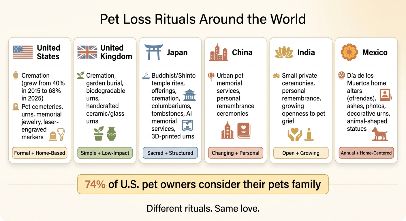 Pet Loss Rituals Around the World: How 6 Countries Honor Their Pets