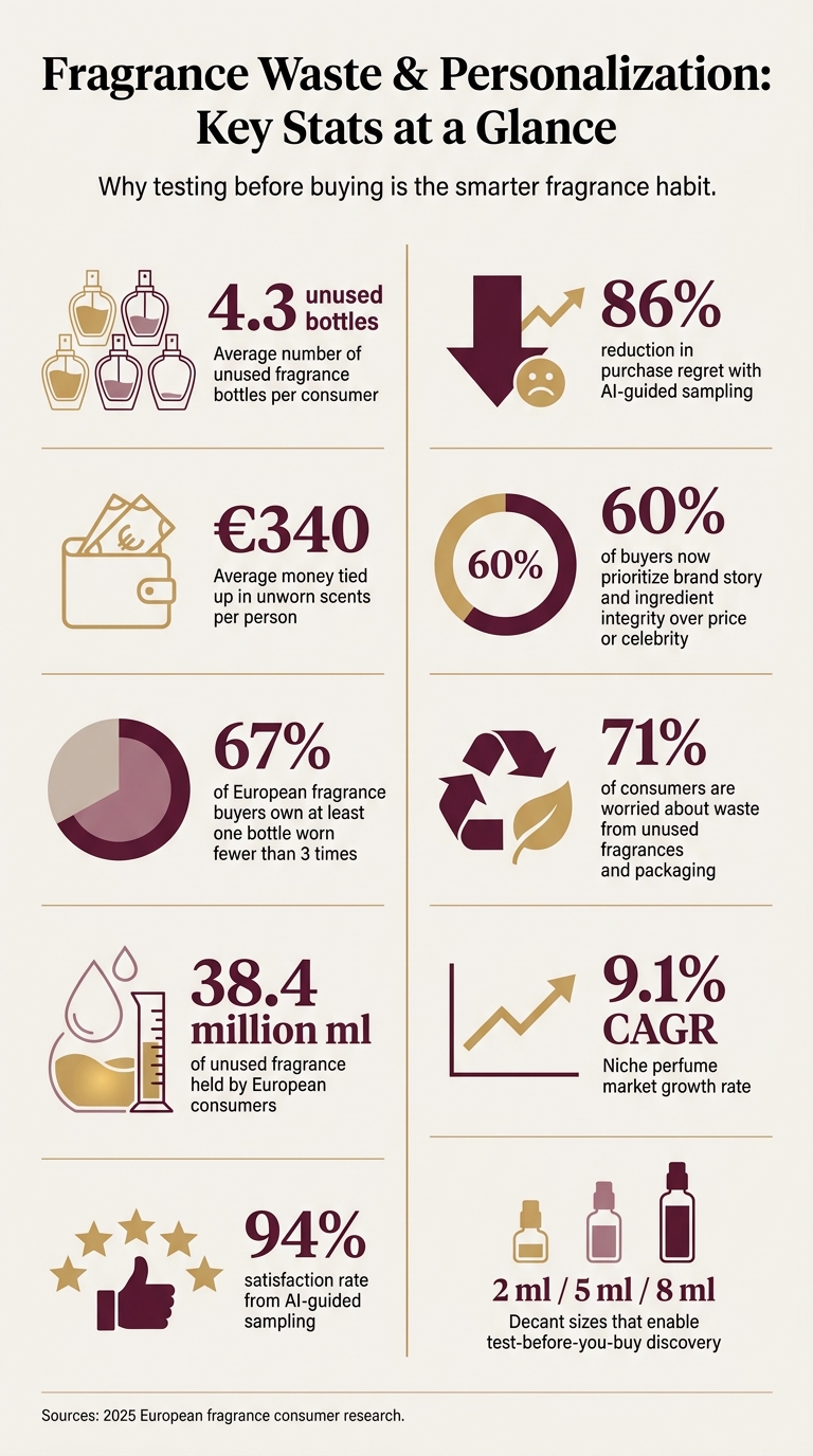 Fragrance Waste & Personalization: Key Stats at a Glance