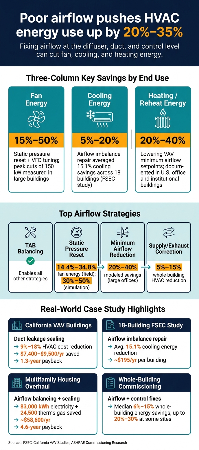 HVAC Energy Savings from Proper Airflow Distribution