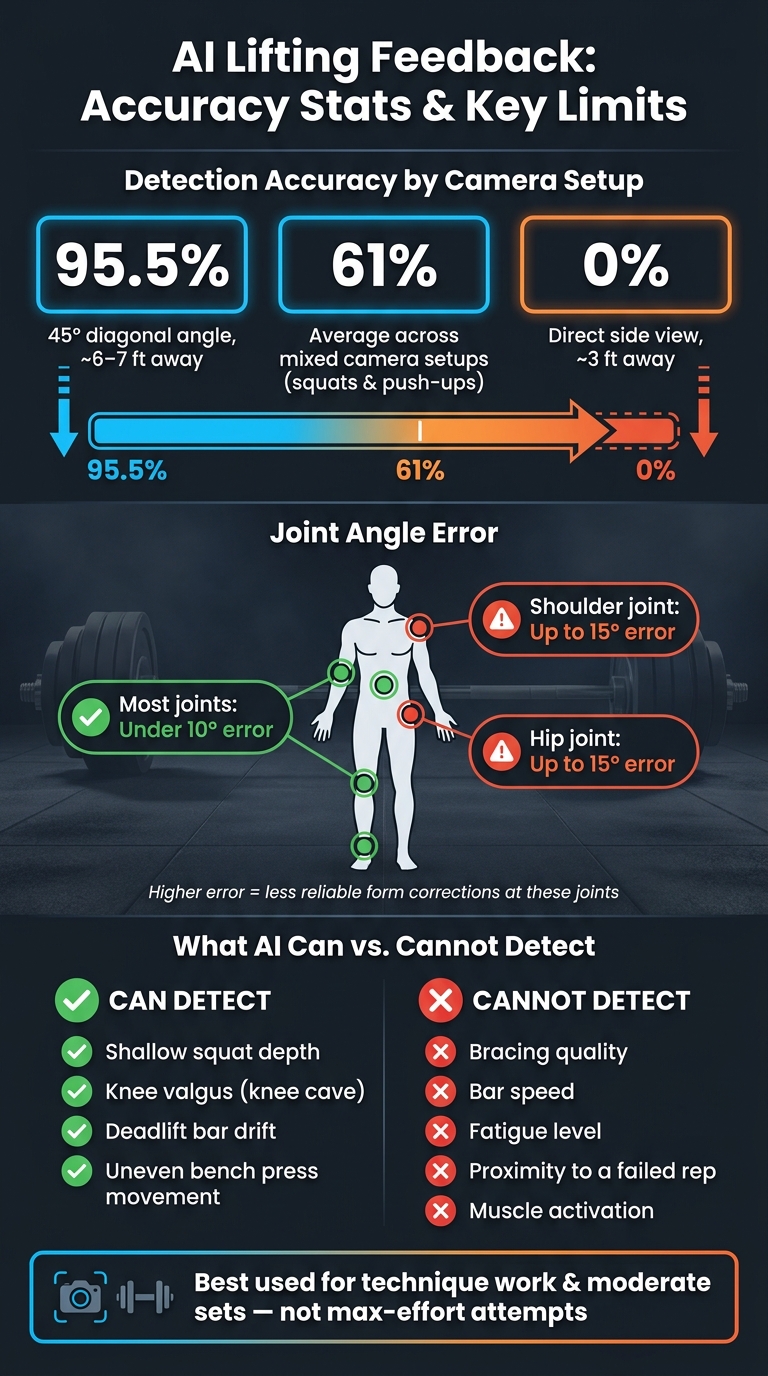 AI Lifting Feedback: Accuracy Stats & Key Limits at a Glance