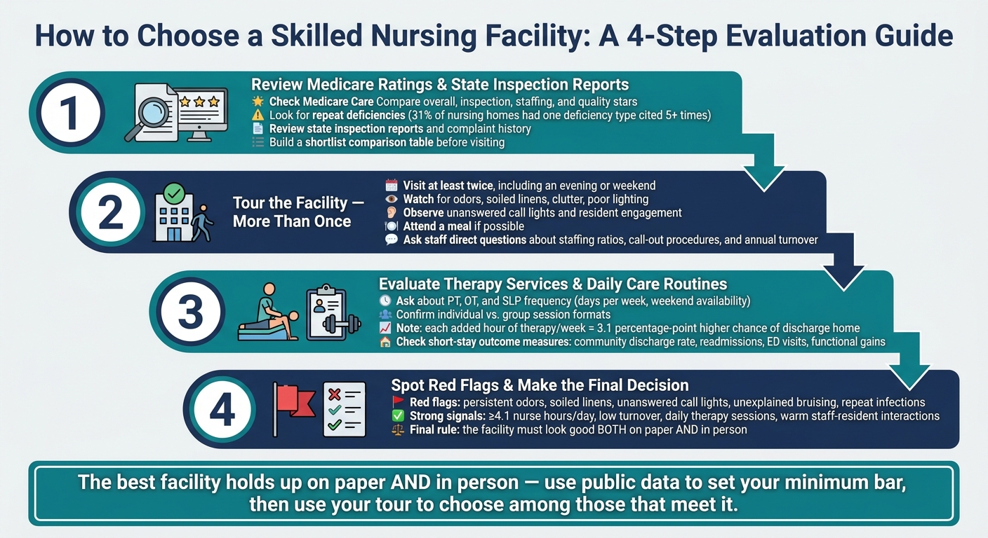 How to Choose a Skilled Nursing Facility: 4-Step Evaluation Guide