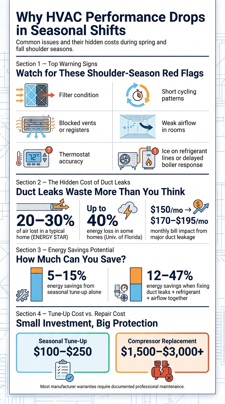 HVAC Seasonal Performance: Key Stats & Warning Signs