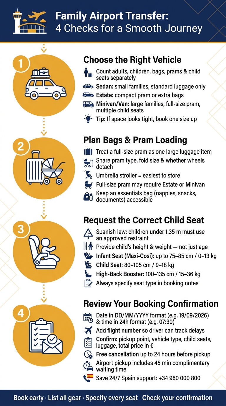 Family Airport Transfer Checklist: 4 Steps for a Smooth Ride
