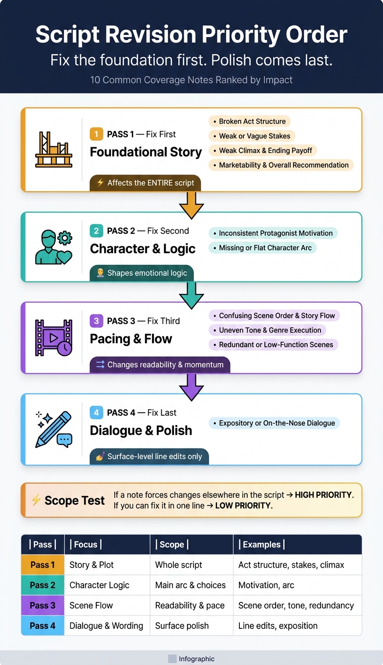 Script Revision Priority: 4-Pass Rewrite Framework